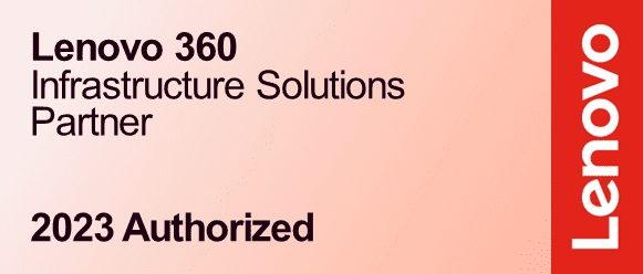 Lenovo360 Infrastructure Solutions Partner Authorized Emblem.